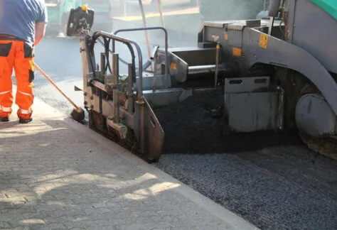 Travaux d'asphaltage