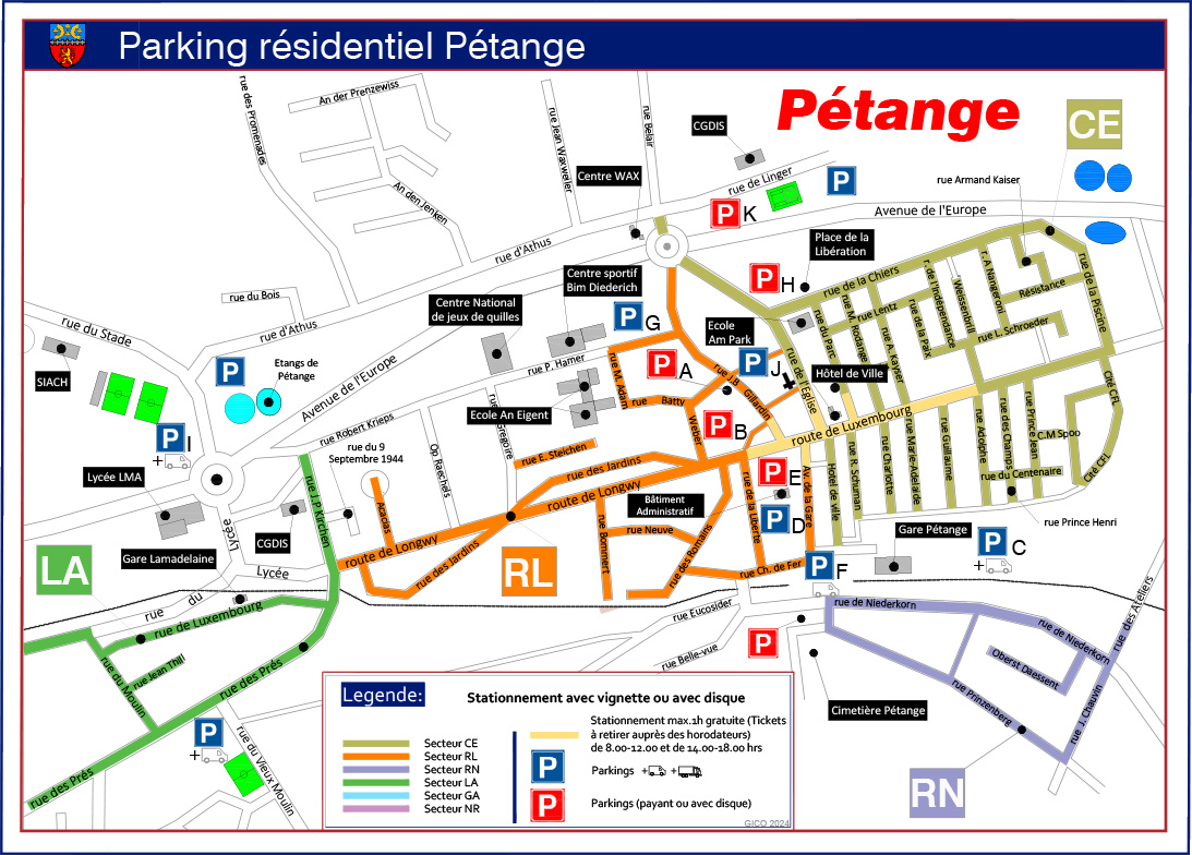 Pétange - Stationnement résidentiel