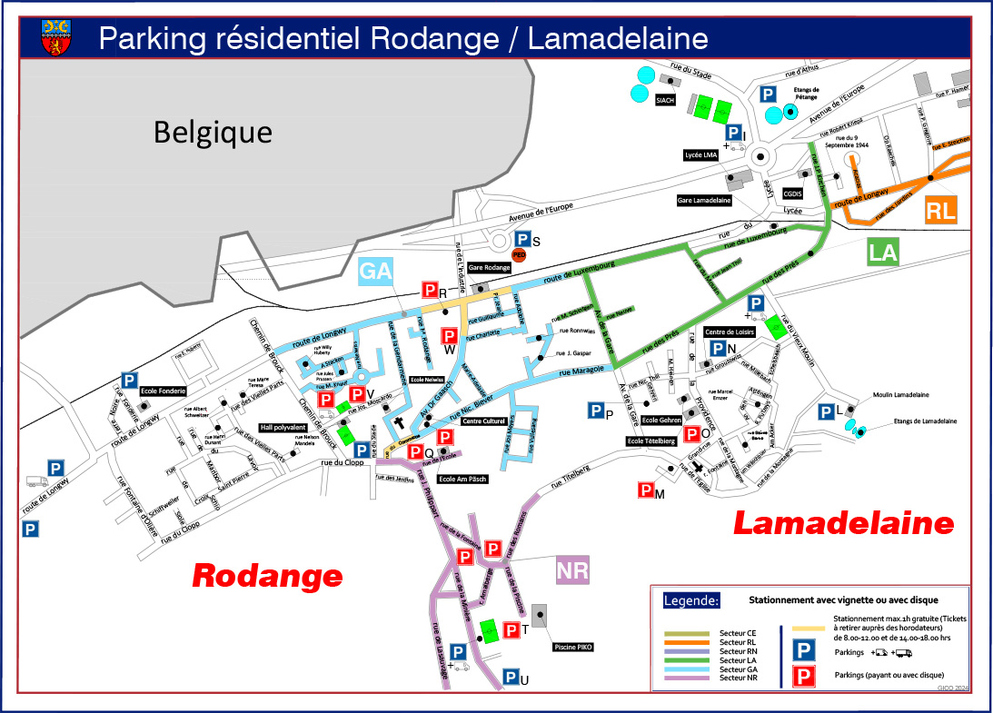 Rodange/Lamadelaine - Stationnement résidentiel