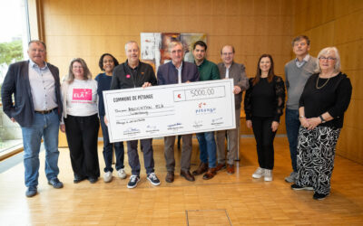 Remise de chèque à l’association ELA Luxembourg